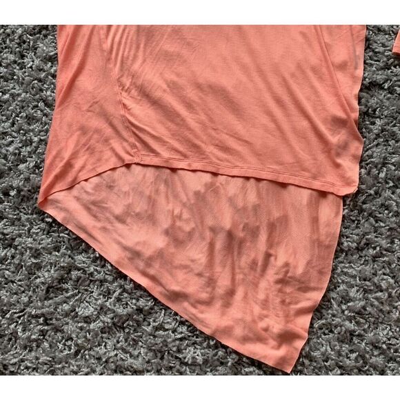 NWOT NEW We The Free People Grapevine Coral BOHO Asymmetrical TUNIC TOP sz S - Picture 3 of 8